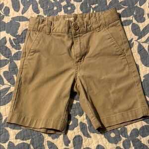 Old Navy Boys Tan Khaki Shorts 8 Slim